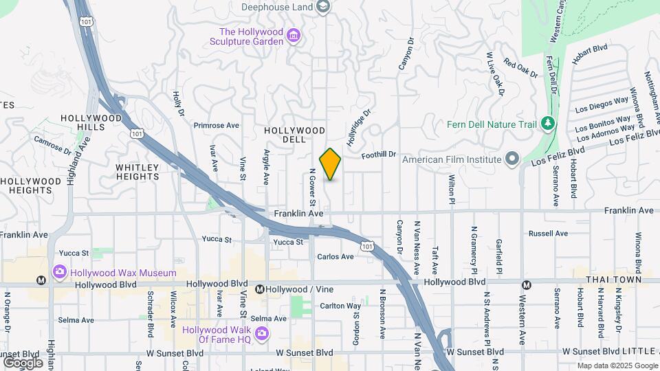 1950 Beachwood Dr Map and Location Details