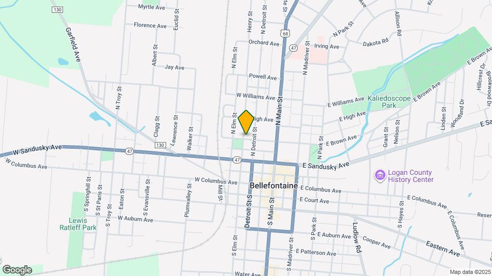 208 W Brown Ave Mapa y Detalles de la Ubicación