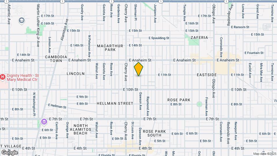 1075 Dawson Ave Map and Location Details
