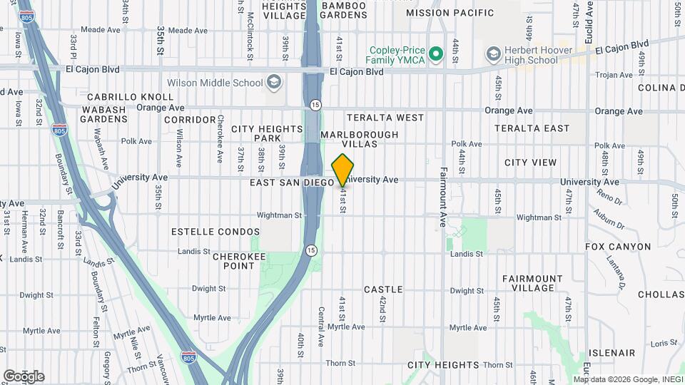 3858 41st St Map and Location Details
