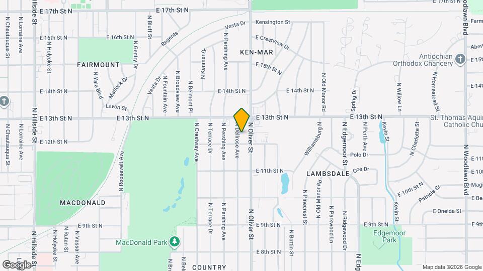 1316 Dellrose Map and Location Details