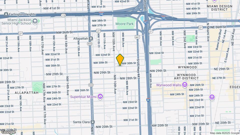 858 NW 29th Terrace Map and Location Details