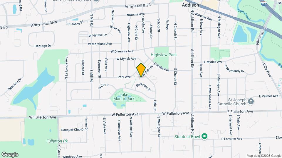 349 Dale Dr Map and Location Details