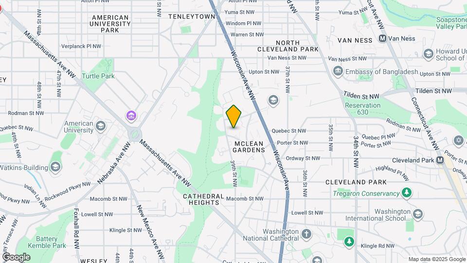 3881 Porter St NW Map and Location Details