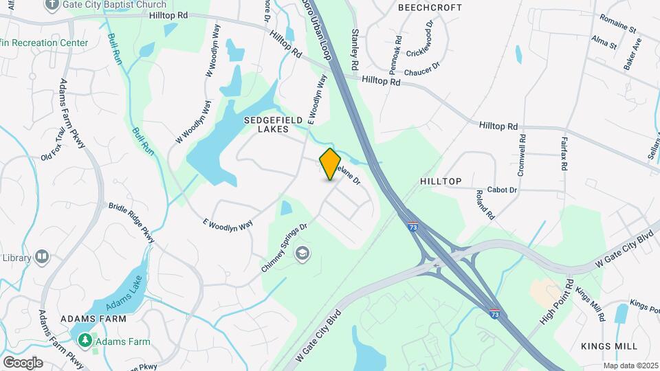 4400 Chimney Springs Dr Map and Location Details