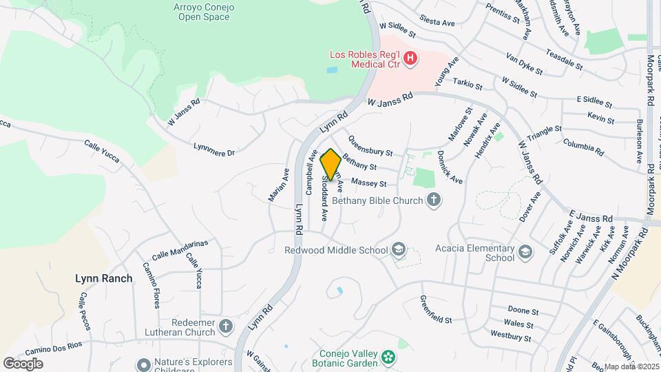 1690 Stoddard Ave Map and Location Details