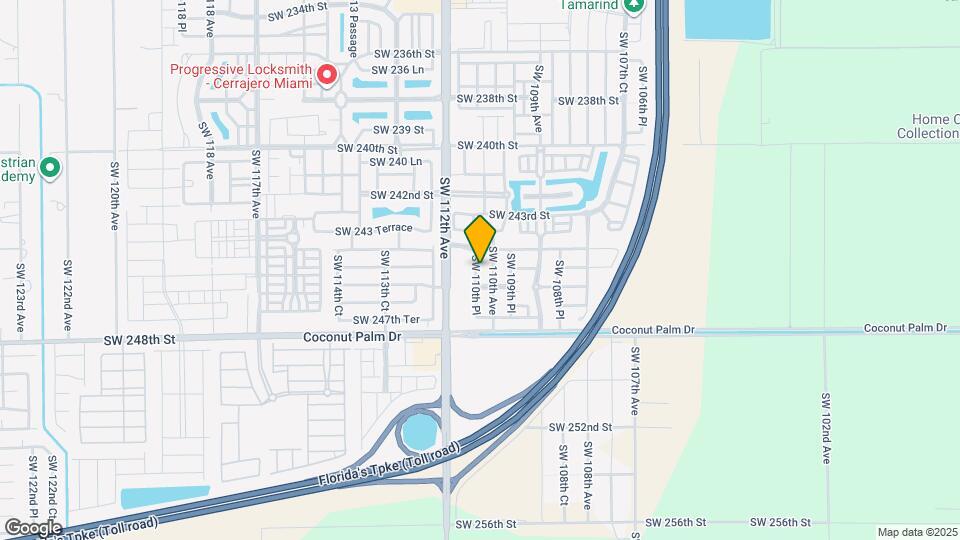 24513 SW 110th Pl Map and Location Details