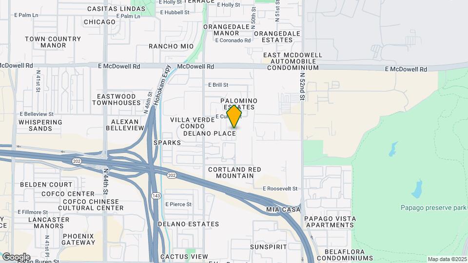 1202 N 49th Pl Map and Location Details