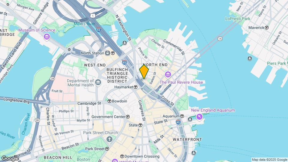 59 Endicott St, Unit 6 Map and Location Details