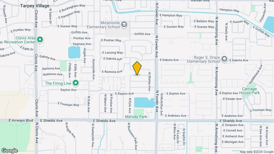 5924 E Robinson Ave Mapa y Detalles de la Ubicación