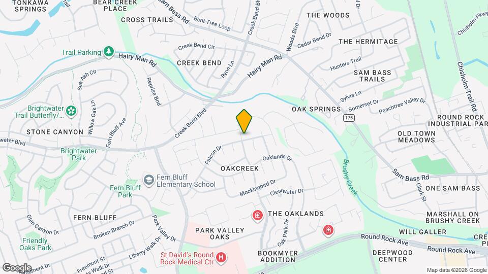 2314 Falcon Dr Map and Location Details