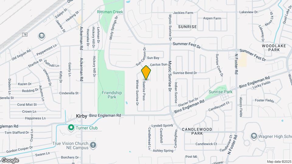 4114 Sunrise Pass Map and Location Details