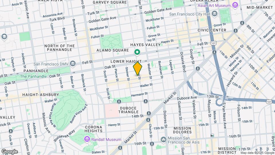 500 Haight Street Map and Location Details