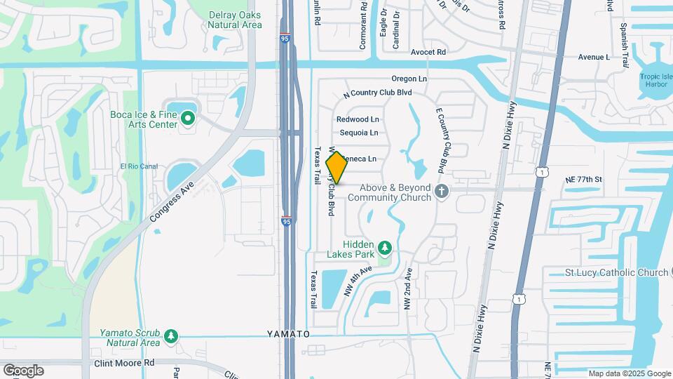 7598 W Country Club Blvd Map and Location Details