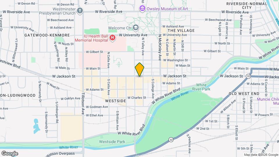 2105 W Jackson St Map and Location Details