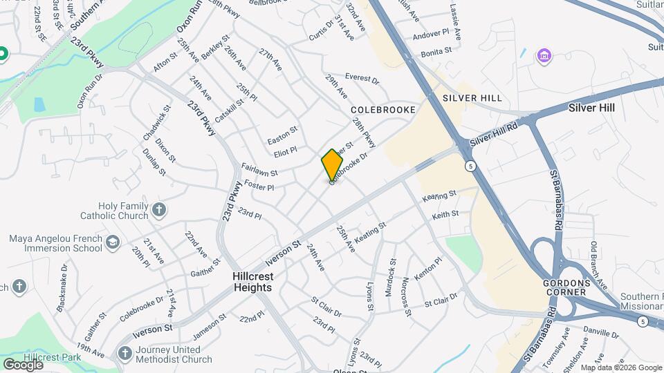 2553 Colebrooke Dr Map and Location Details