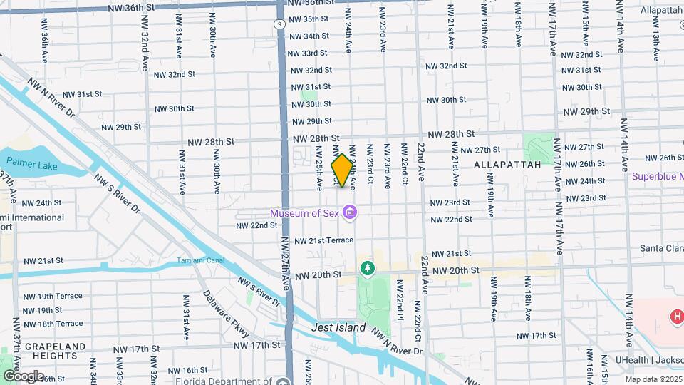 2341 NW 24th Ct Map and Location Details