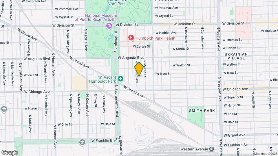 843 N Francisco Ave Mapa y Detalles de la Ubicación