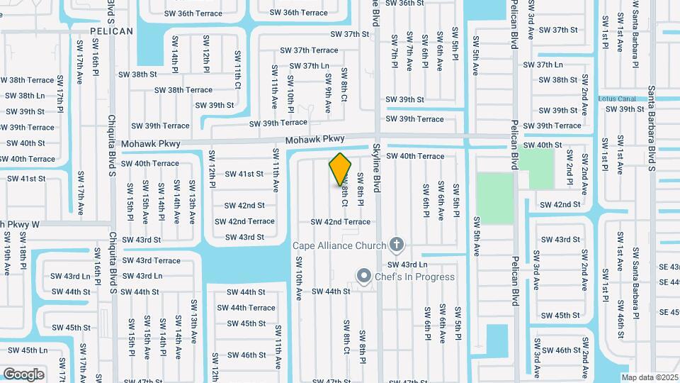 4118 SW 8th Ct Map and Location Details