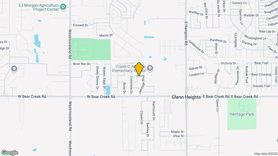1520 Clemson Dr Mapa y Detalles de la Ubicación
