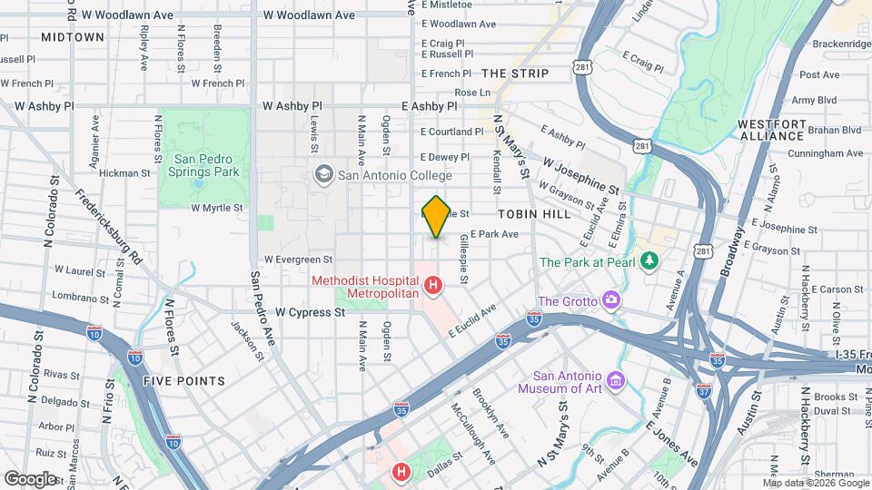 215 Paschal St Map and Location Details