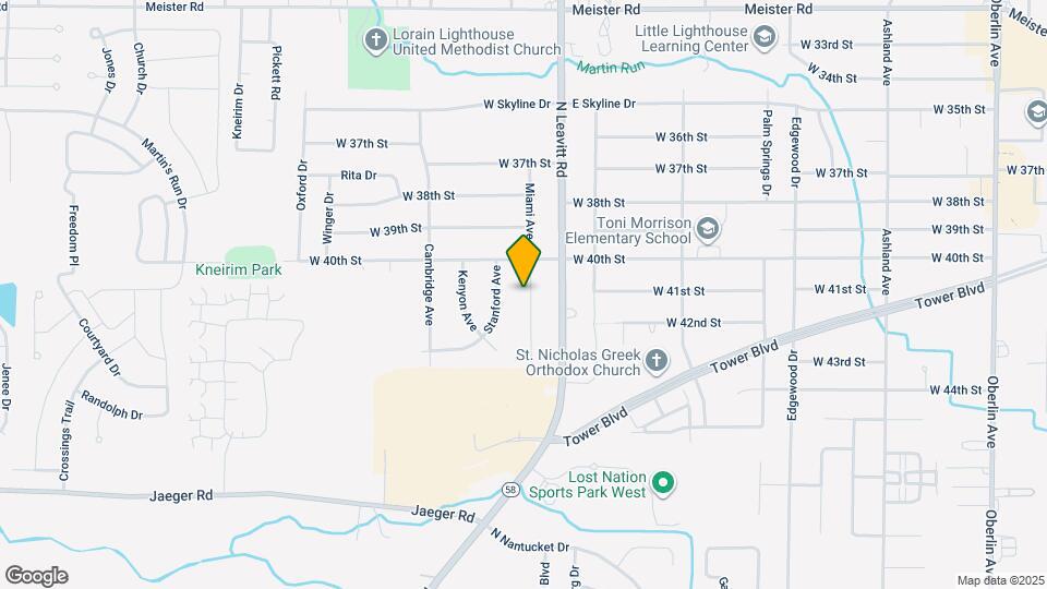 4100 Miami Ave Map and Location Details