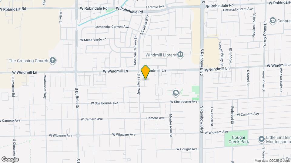 8168 Lone Boulder St Mapa y Detalles de la Ubicación