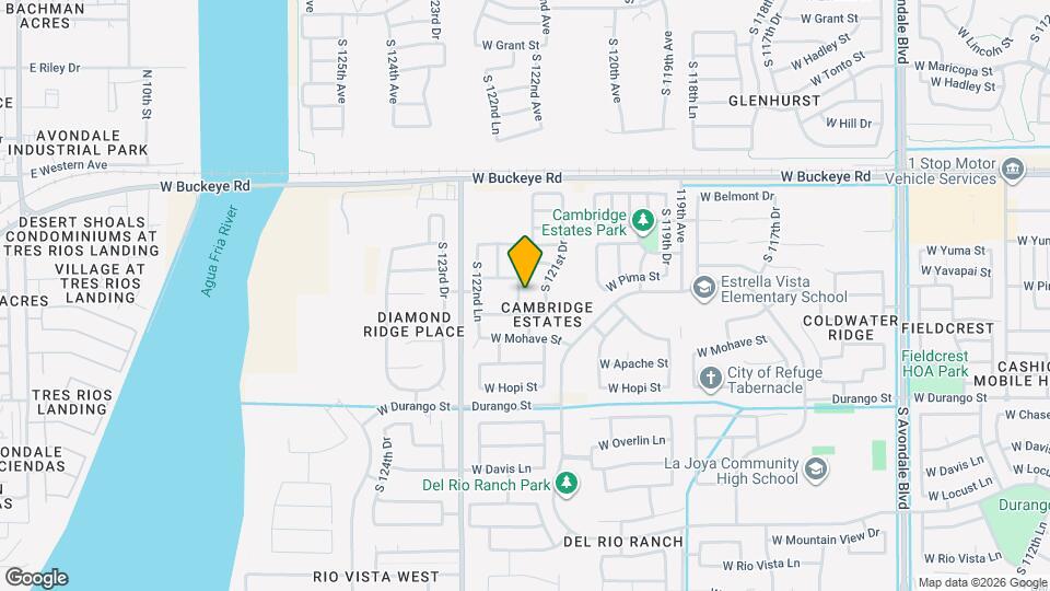 1521 S 122nd Ave Map and Location Details