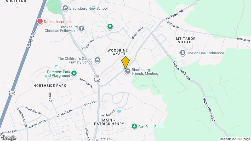 408 Mt Tabor Rd Map and Location Details