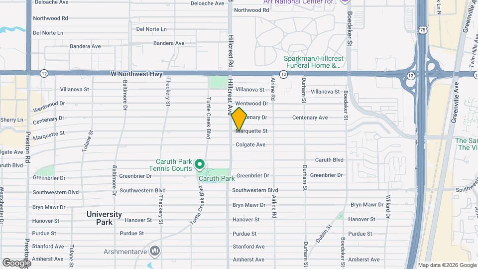 3313 Marquette St Map and Location Details