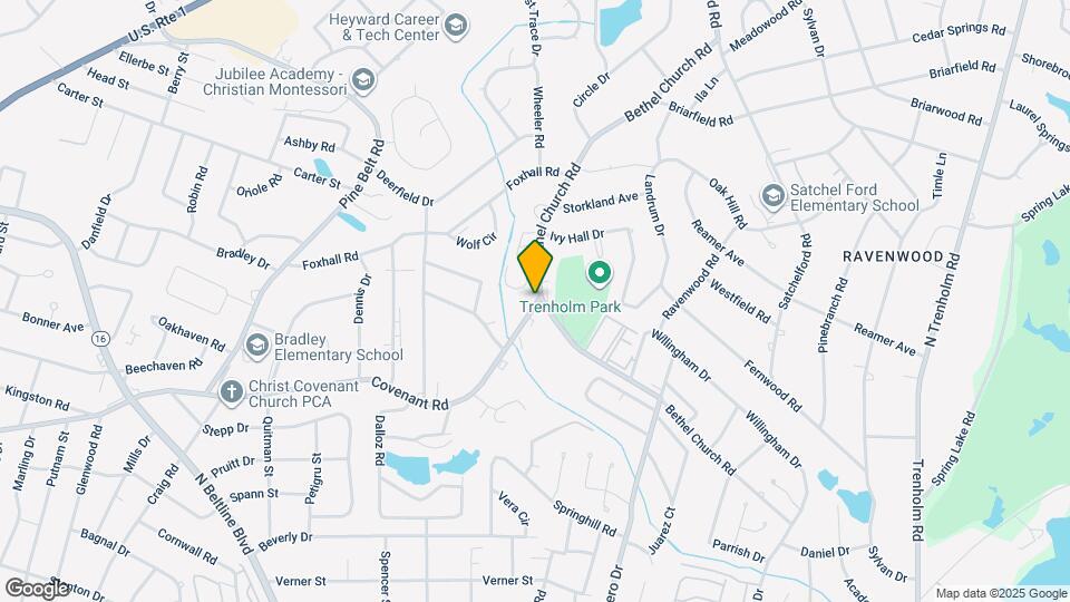Jamestowne Garden Apartments Mapa y Detalles de la Ubicación