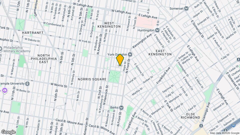 2220 N Howard St Map and Location Details