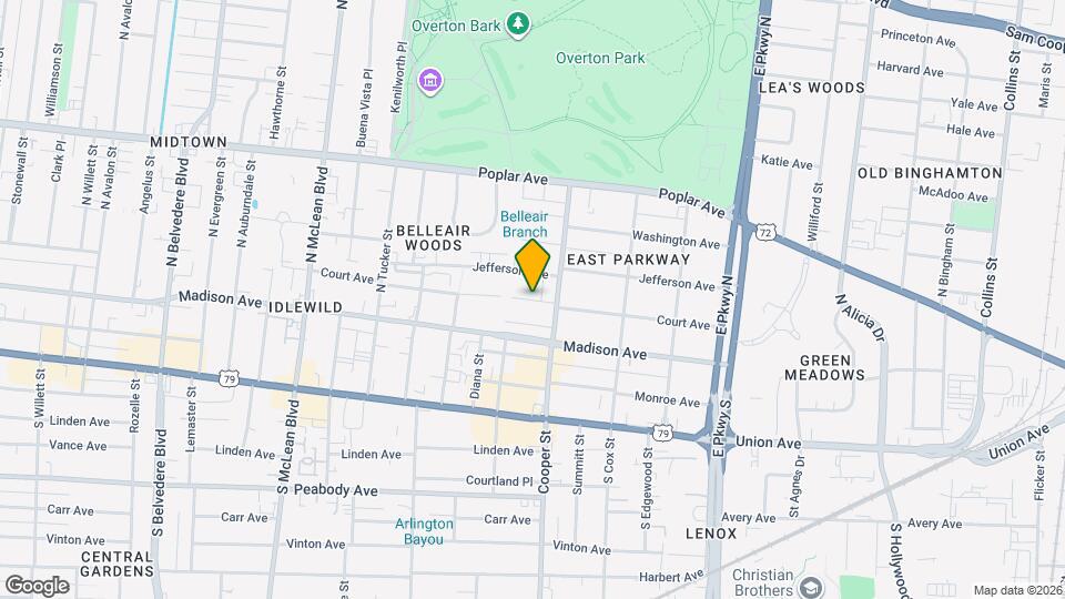 2098 Court Ave, Unit 2098 Map and Location Details