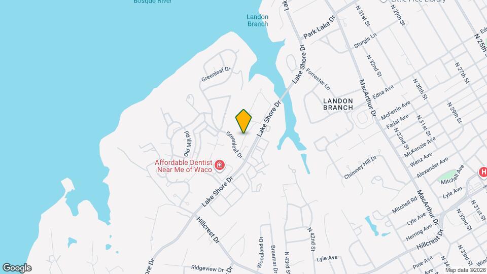 4319 Lakeshore Villa Dr Map and Location Details