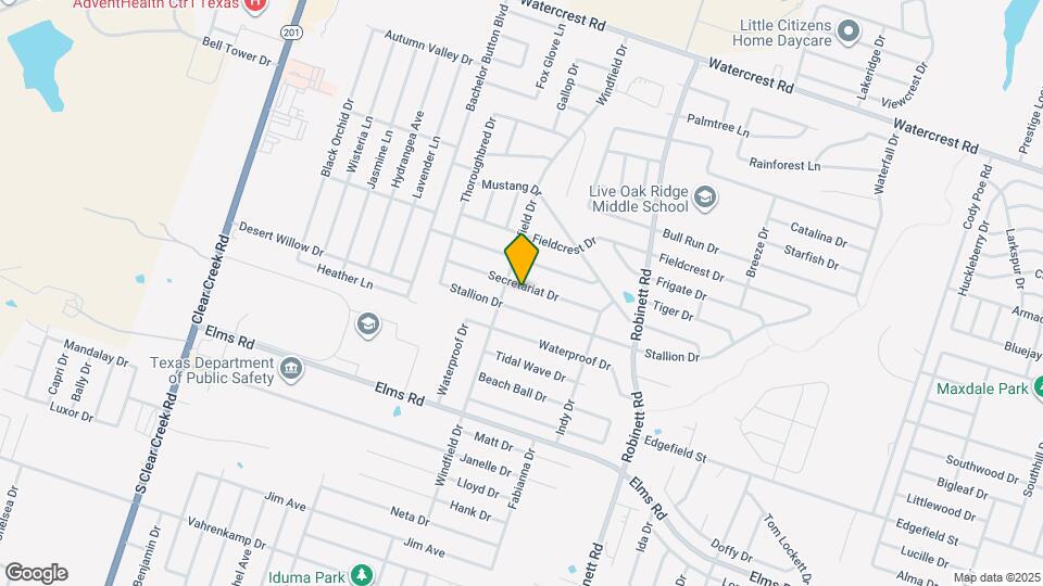 4406 Secretariat Dr Map and Location Details