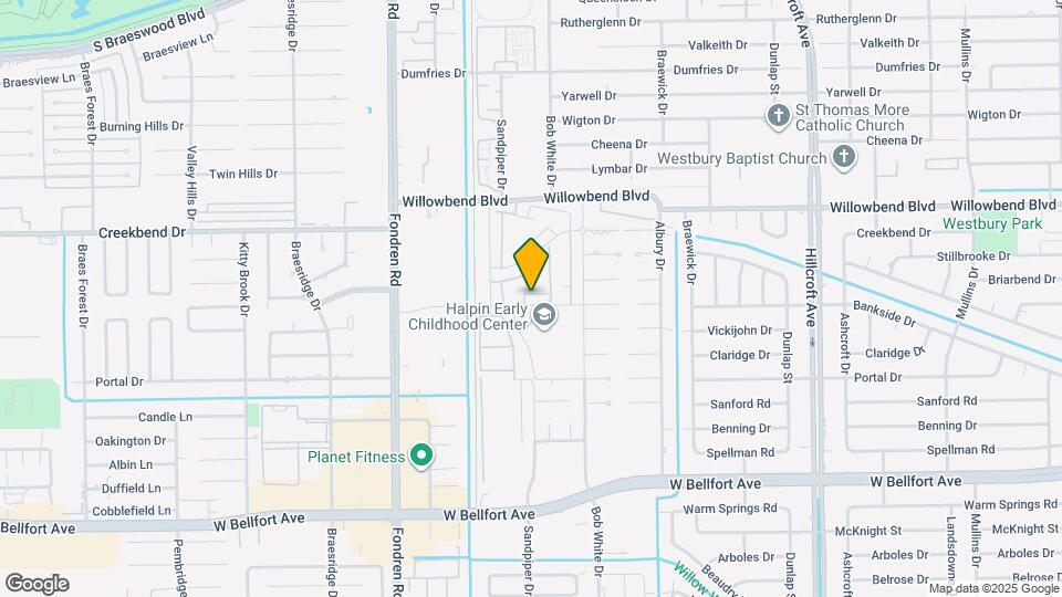 6416 Bankside Dr Map and Location Details