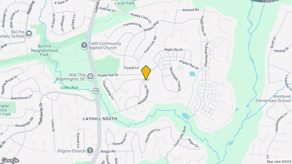 1900 Middlebridge Dr Map and Location Details