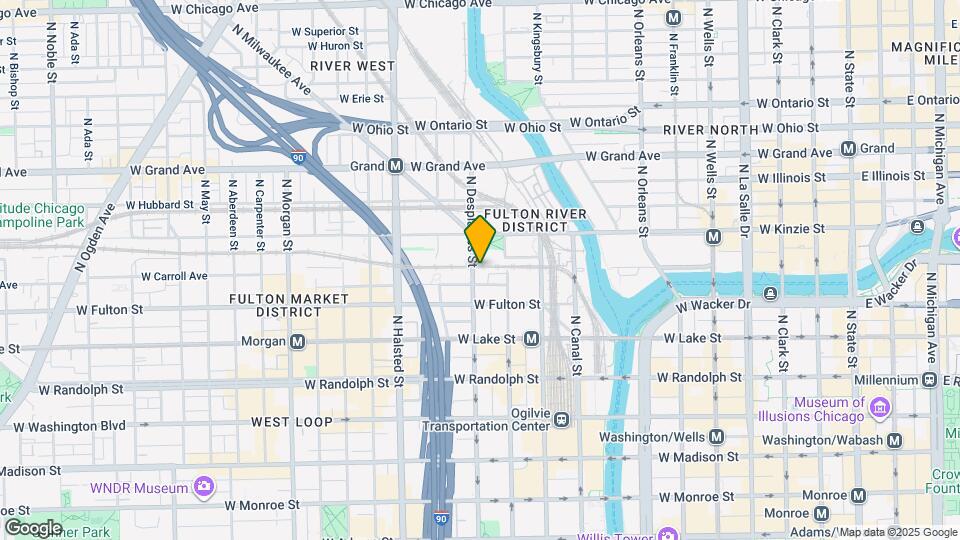 341 N Desplaines St Mapa y Detalles de la Ubicación