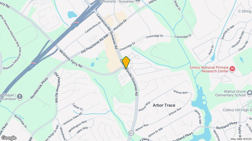 2686 Lawrenceville-Suwanee Rd Map and Location Details
