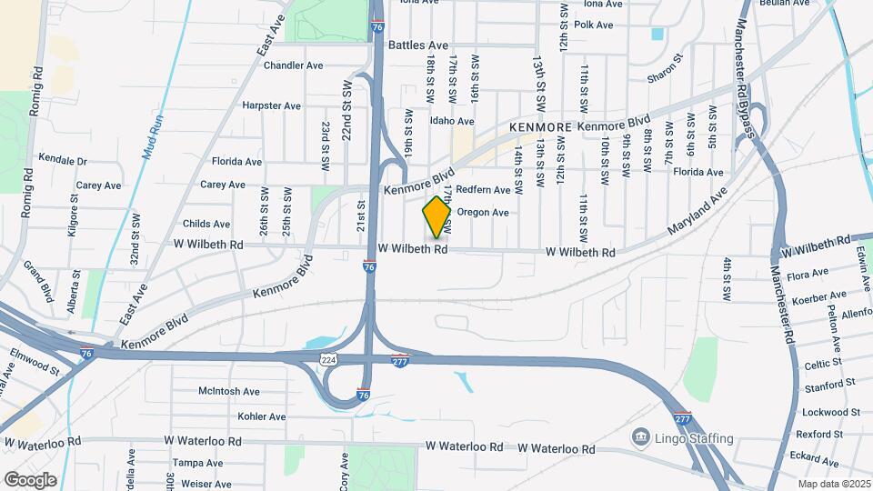 975 W Wilbeth Rd Map and Location Details