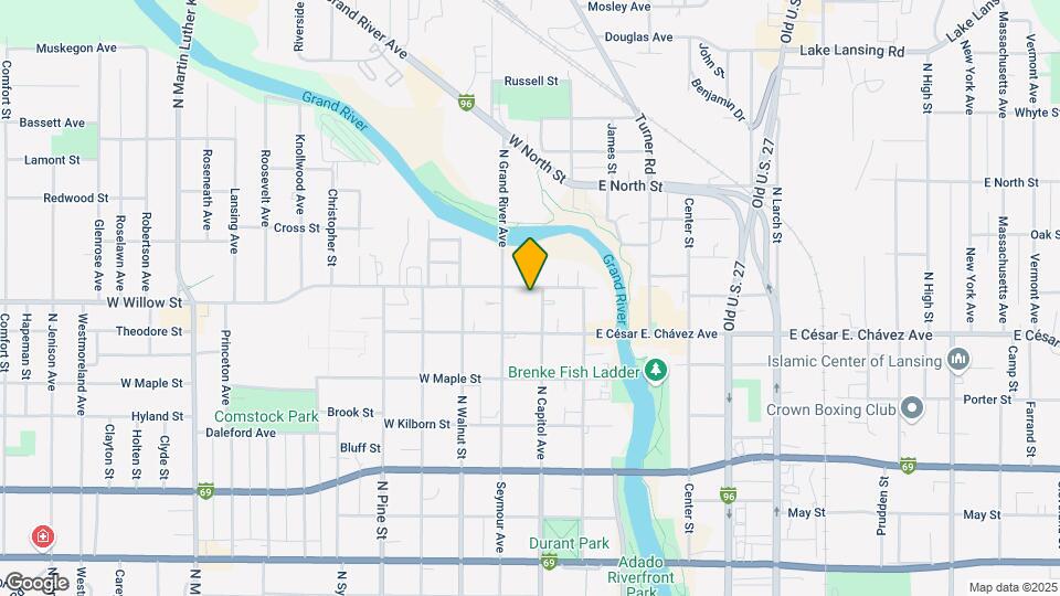 1229 N Capitol Ave, Unit #2 Map and Location Details