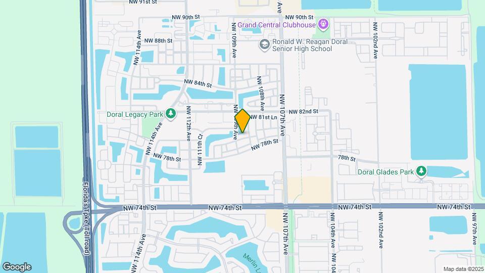 10869 NW 79th St Map and Location Details