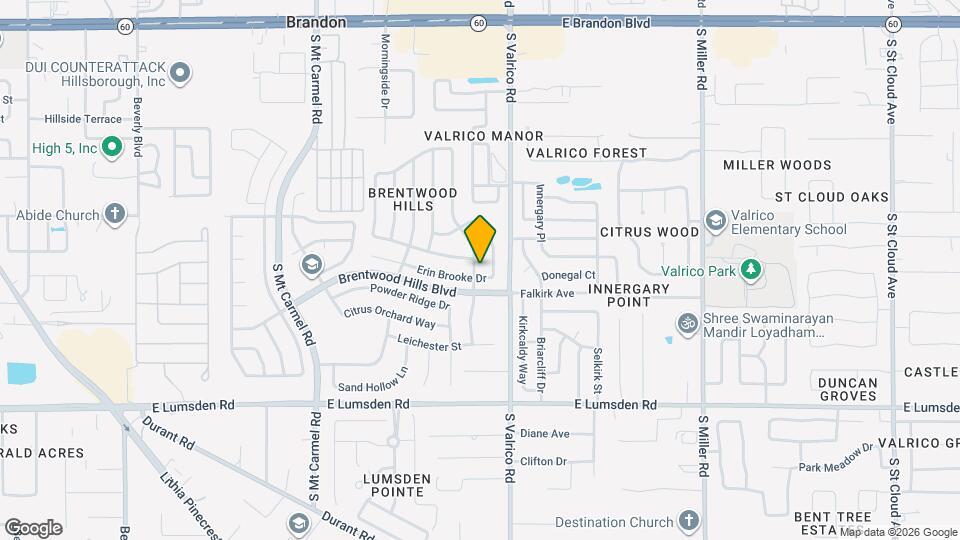 725 Sand Ridge Dr Map and Location Details