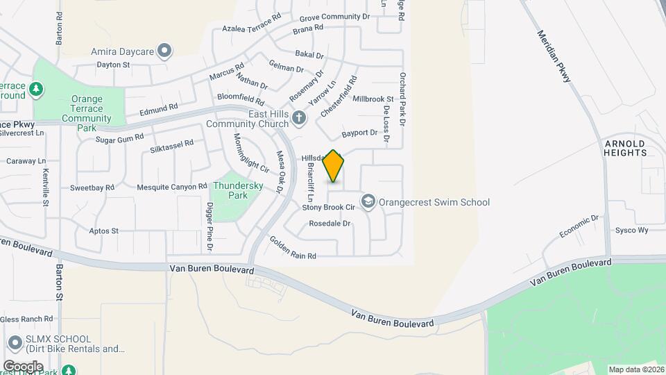 8760 Medford St Map and Location Details