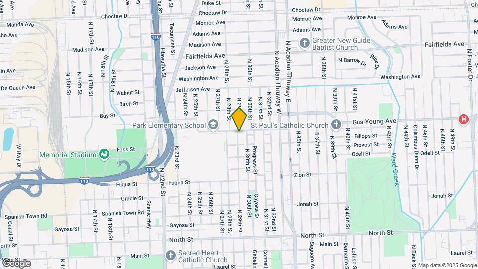1336 N 29th St Map and Location Details