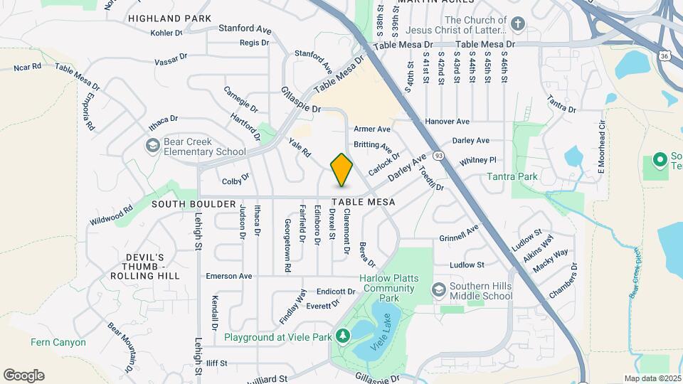 3595 Darley Ave Map and Location Details