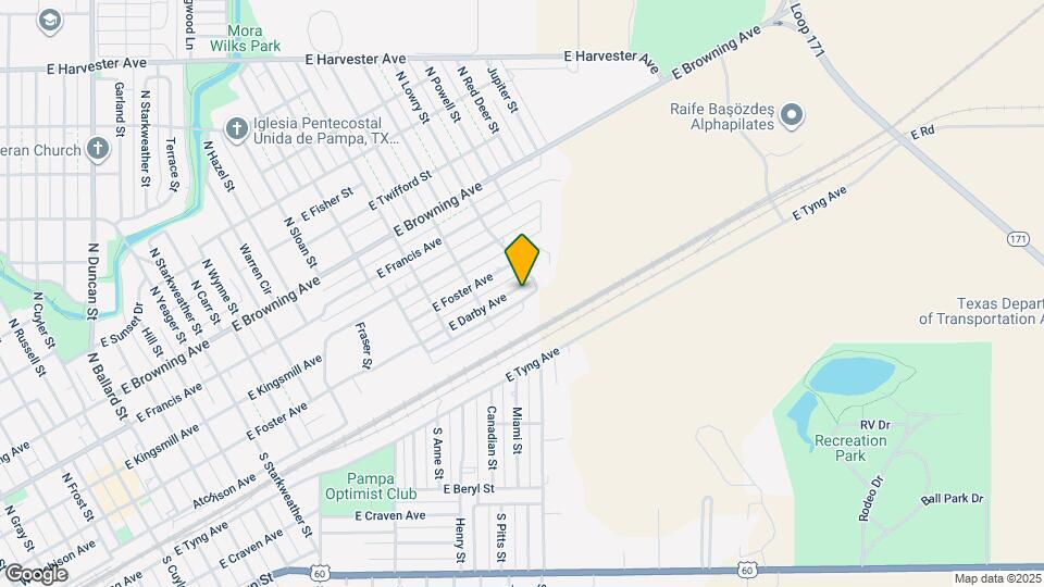 1228 Darby Ave Mapa y Detalles de la Ubicación