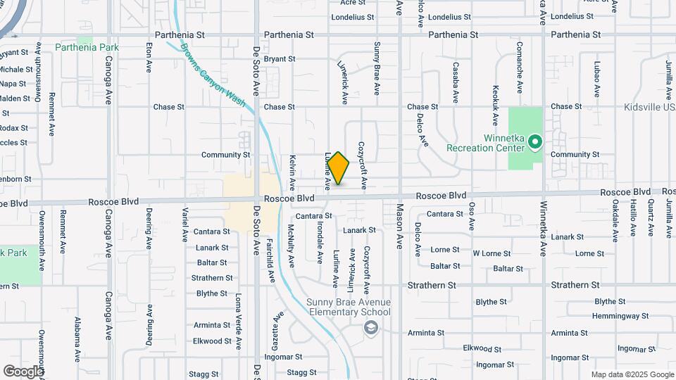 20651 Roscoe Blvd, Unit B Map and Location Details