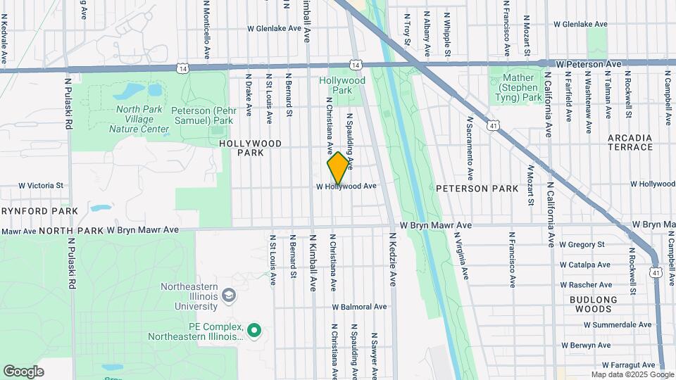 5649 N Christiana Ave Map and Location Details