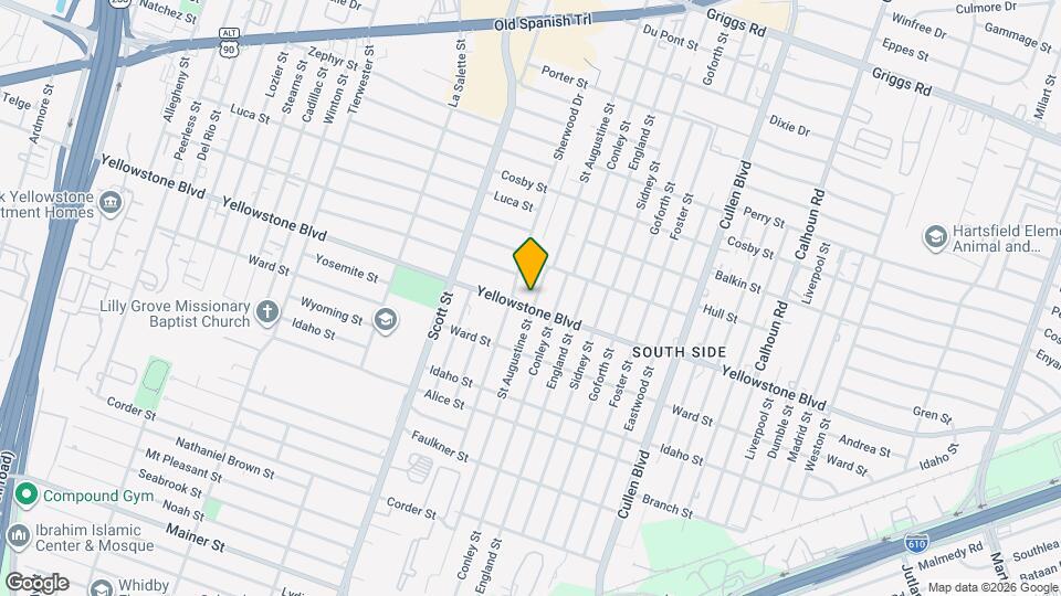 6624 St Augustine St Map and Location Details